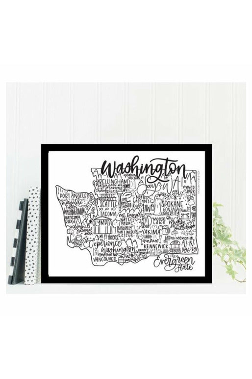 Washington State Print-Prints-Wild & Precious