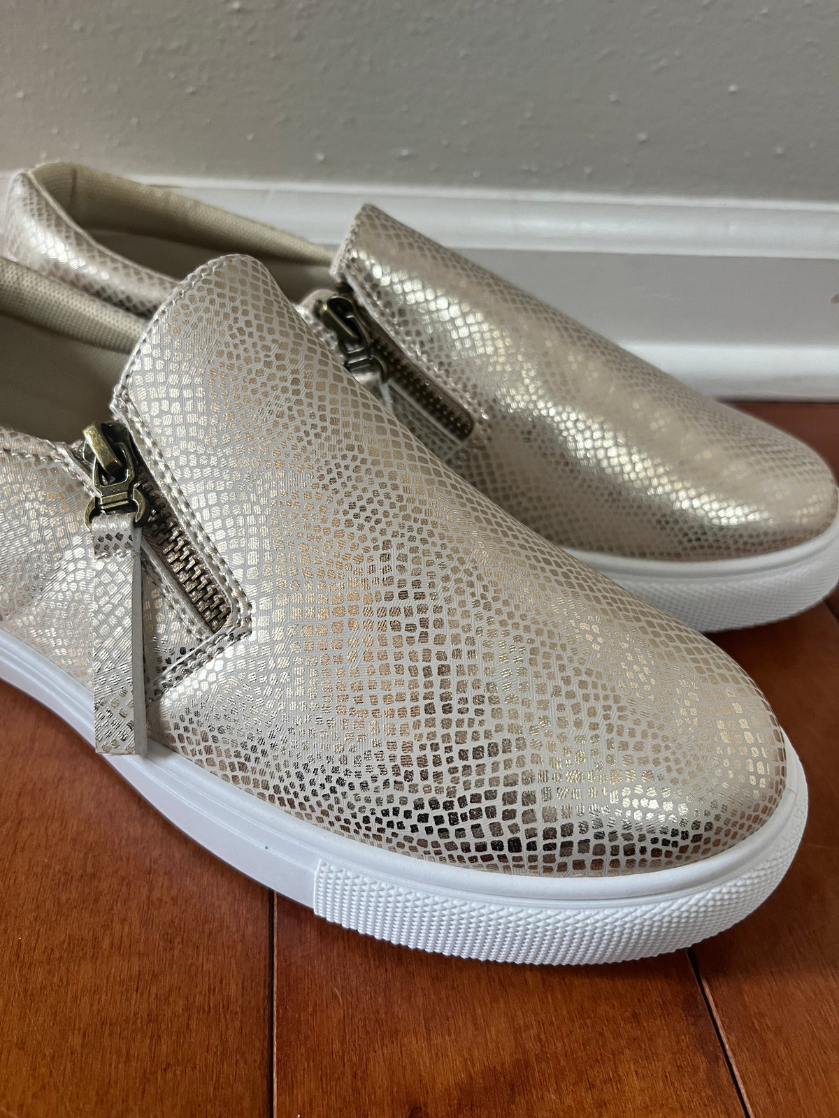 Gold Intentions Slip On Sneaker