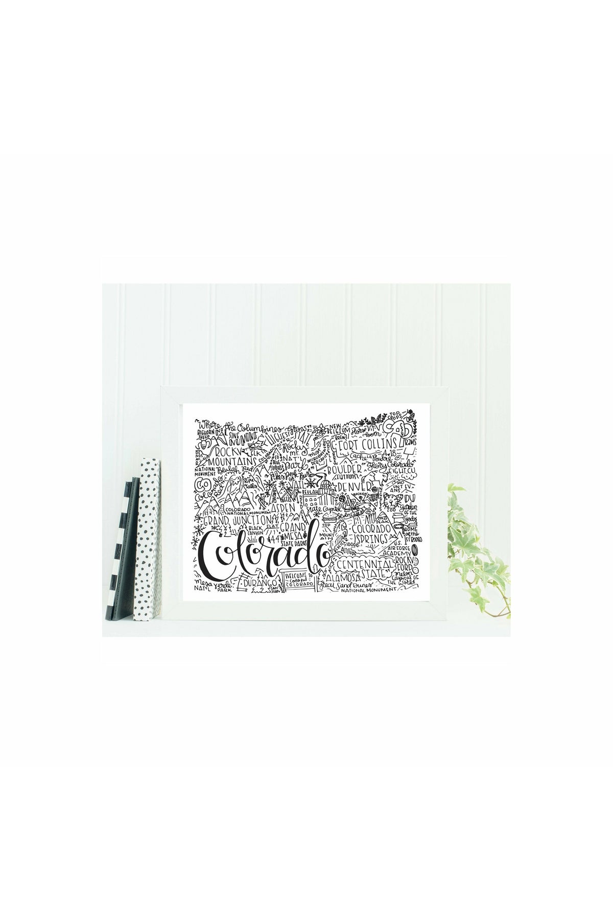 Colorado State Print-Hand Lettered State Print- Colorado State Gift-Prints-Wild & Precious