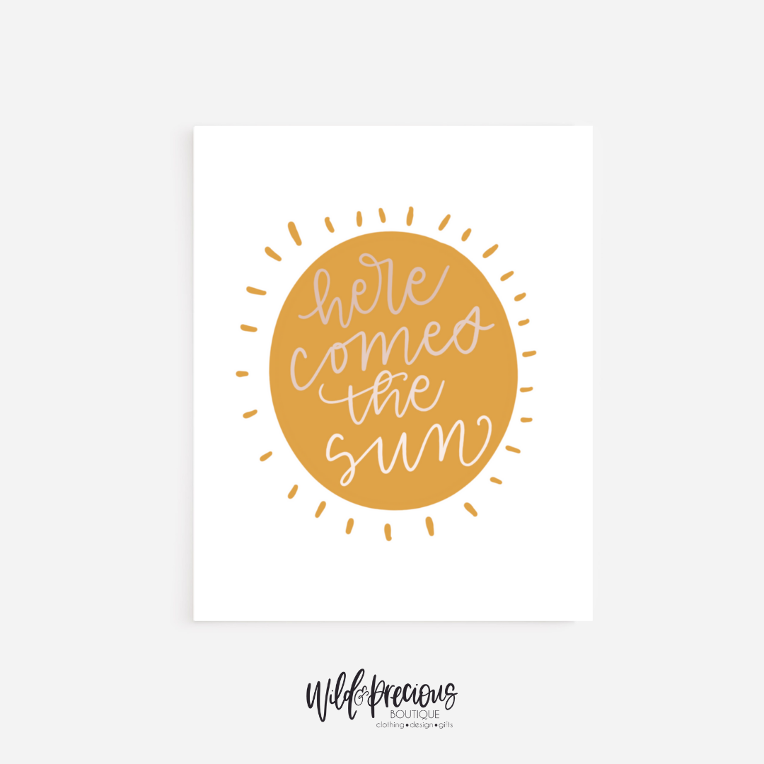 Here Comes the Sun Card