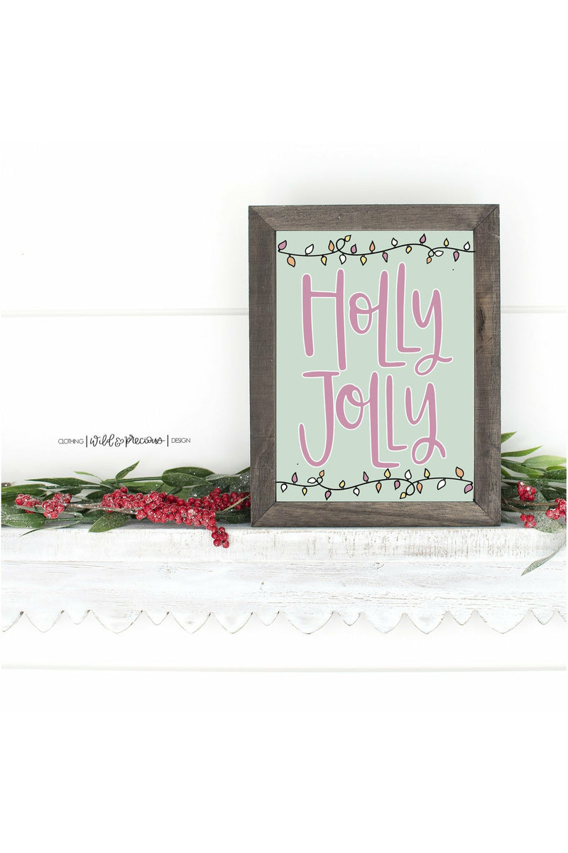 Holly Jolly Print-Prints-Wild & Precious