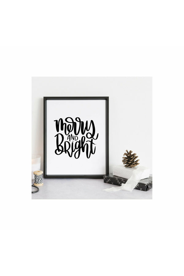 Merry and Bright Digital Download-Prints-Wild & Precious