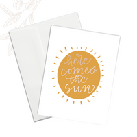 Here Comes the Sun Card