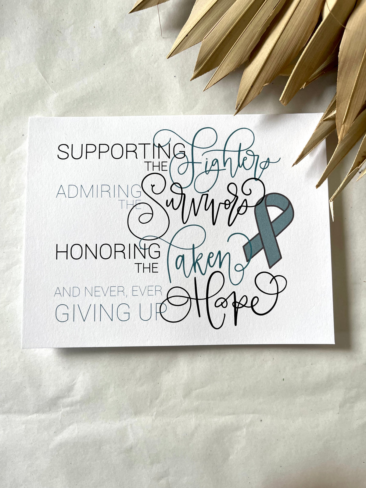 Cancer Support Card