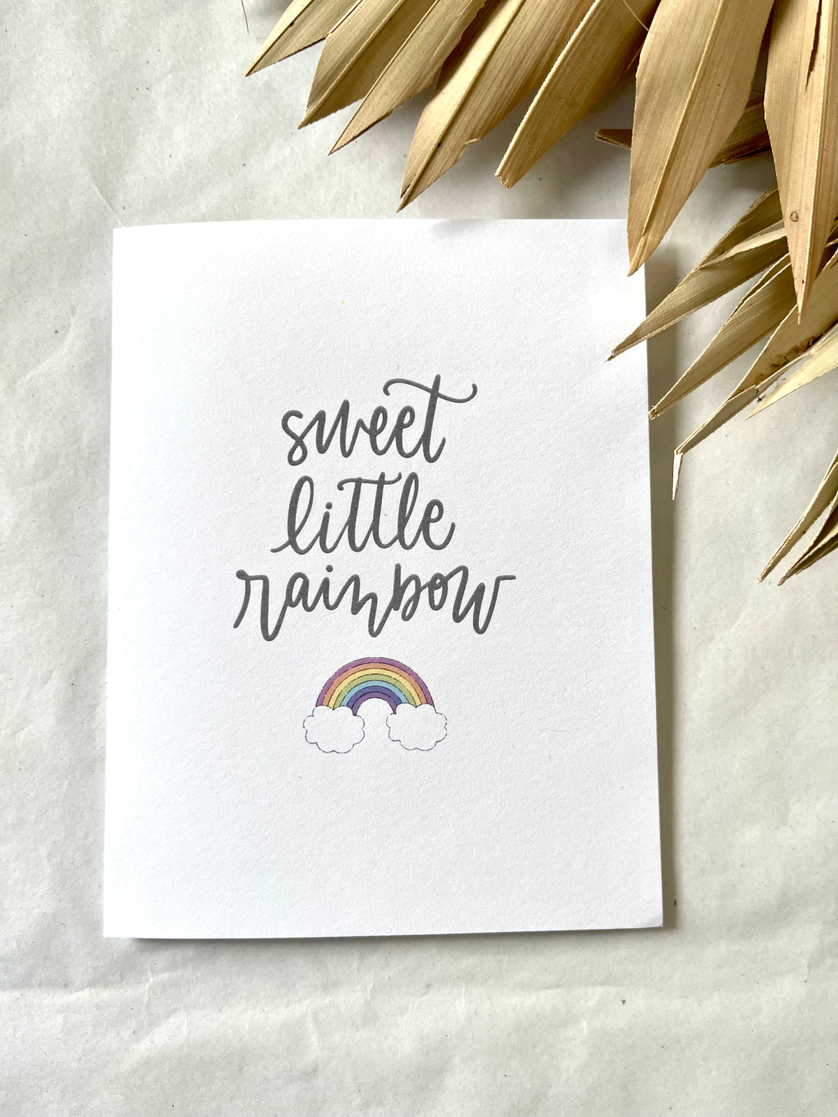 Sweet Little Rainbow Card