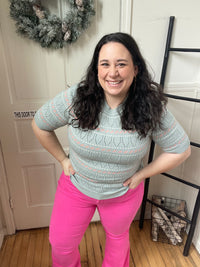 Spring Patterned Sweater