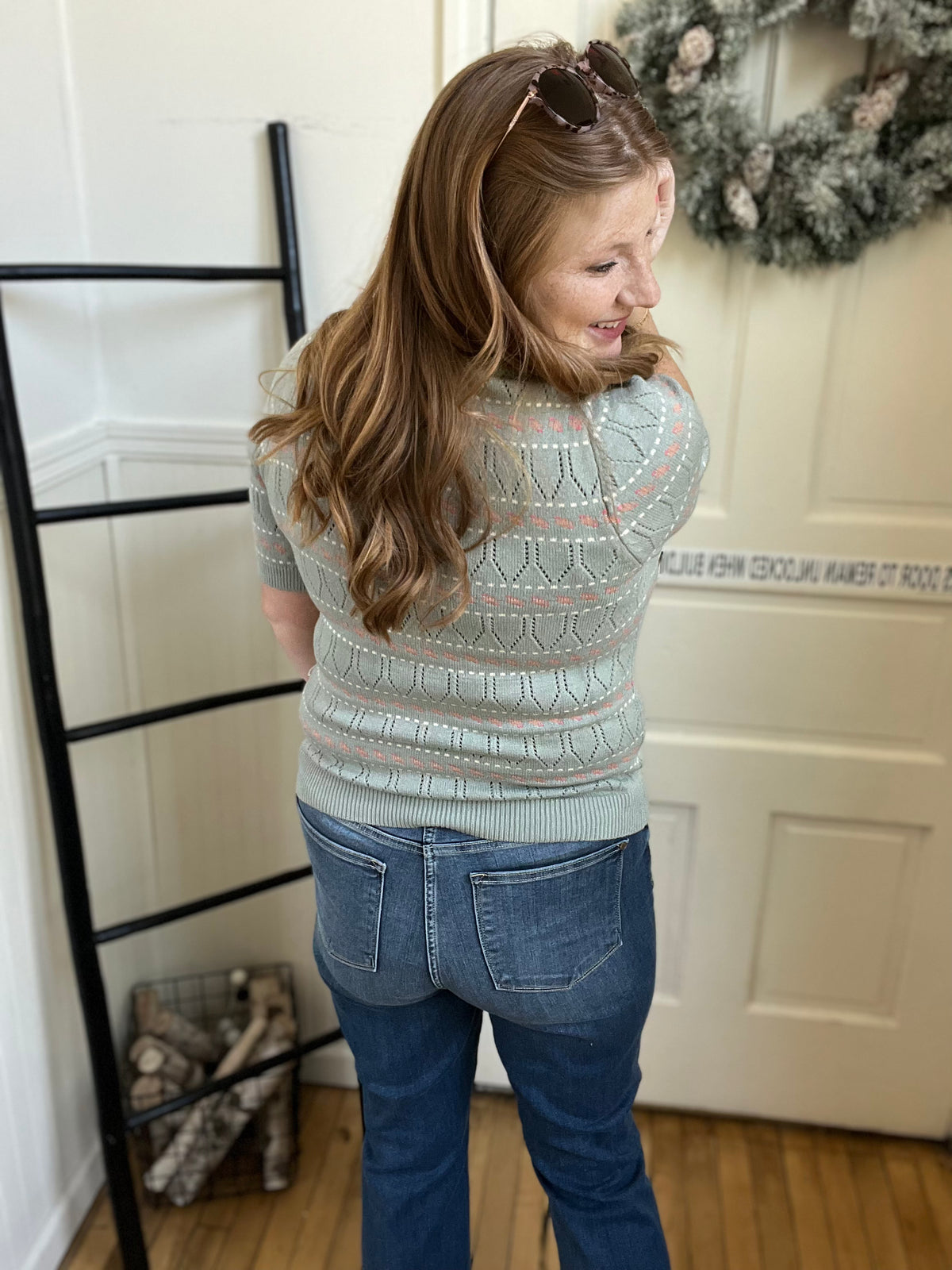 Spring Patterned Sweater